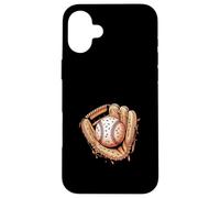 Custodia per iPhone 16 Plus Guanto da baseball Donut Dessert Fun