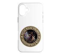 Custodia per iPhone 16 Plus Guarda dove cammini i miei antenati camminano con me