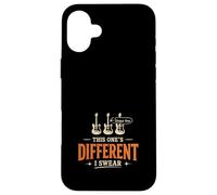 Custodia per iPhone 16 Plus Guitarra Raccolta Chitarra Gearhead Divertente Guitarista Humor Gear