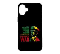 Custodia per iPhone 16 Plus Haile Selassie War Discorsi Lion de Juda Jah Bless Rasta