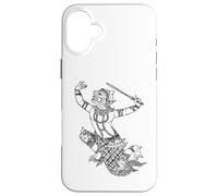 Custodia per iPhone 16 Plus Hanuman Dio scimmia indù