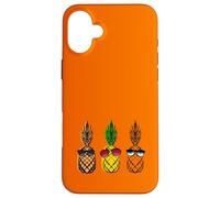 Custodia per iPhone 16 Plus Happy 3 amici occhiali da sole ananas caraibico party cocktail