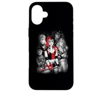 Custodia per iPhone 16 Plus Harley Quinn Bad Gals Black & White