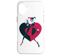 Custodia per iPhone 16 Plus Harley Quinn Heart