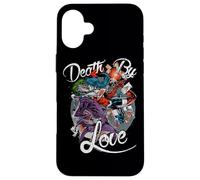 Custodia per iPhone 16 Plus Harley Quinn Joker Death By Love