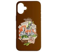 Custodia per iPhone 16 Plus Harry Potter Hogwarts Scrapbook Collage