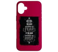 Custodia per iPhone 16 Plus Harry Potter Nothing To Fear Poster
