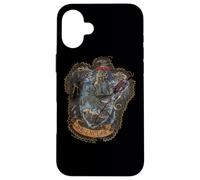 Custodia per iPhone 16 Plus Harry Potter Ravenclaw Knitted Patch Damaged