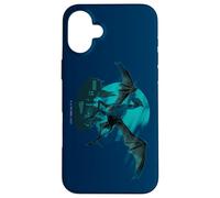Custodia per iPhone 16 Plus Harry Potter Thestral Flies Over Hogwarts