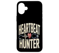 Custodia per iPhone 16 Plus Heartbeat Hunter Nurse Doctor Stetoscopio ECG
