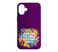 Custodia per iPhone 16 Plus Here for The Girls Gays and Theys Cool LGBTQ