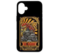 Custodia per iPhone 16 Plus Hermit Crab, The Hermit Retro Vintage Hermit Crab Tarot Pun