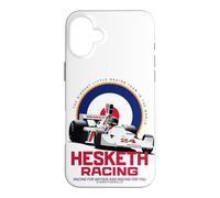 Custodia per iPhone 16 Plus Hesketh Racing Campione del Mondo Britannico Vintage Classic