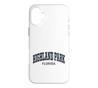 Custodia per iPhone 16 Plus Highland Park Florida Retro