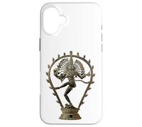 Custodia per iPhone 16 Plus Hindu Shiva Nataraja Danza Statua