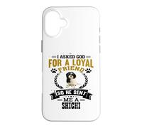 Custodia per iPhone 16 Plus Ho chiesto a Dio un amico fedele ShiChi Dog Pet Design