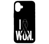 Custodia per iPhone 16 Plus Ho indossato la consapevolezza del melanoma del nastro nero