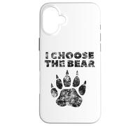 Custodia per iPhone 16 Plus Ho scelto l'orso Vintage