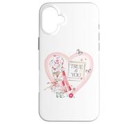 Custodia per iPhone 16 Plus Holly Hobbie Love Heart Sii fedele a te