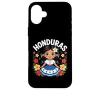 Custodia per iPhone 16 Plus Honduras Girl Culture Orgoglio per Ragazze Bambini