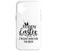 Custodia per iPhone 16 Plus Hoppy Easter Sign,Some Bunny Needs Beer Easter Drinking Hour