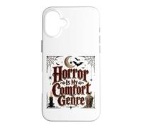 Custodia per iPhone 16 Plus Horror is my Comfort Genere Film Fan Divertente
