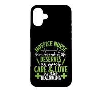 Custodia per iPhone 16 Plus Hospice Nurse perché la vita merita cura e amore