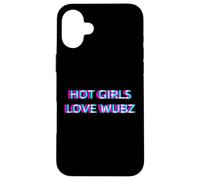 Custodia per iPhone 16 Plus Hot Girls Love Wubz EDM Dubstep House Techno Rave Festival
