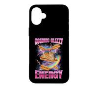 Custodia per iPhone 16 Plus Hotdog Meme Cat Cosmic Glizzy Energy Bootleg Glizzy Hot Dog