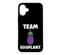 Custodia per iPhone 16 Plus Humor food eggplant simple team eggplant