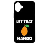 Custodia per iPhone 16 Plus Humor mangoes cute fruit minimalist simple let that mango