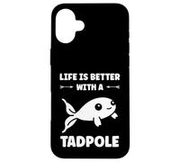 Custodia per iPhone 16 Plus Humor Tadpole larva minimalist small simple team Tadpole