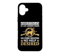 Custodia per iPhone 16 Plus Hunting Is An Addiction Hunter Life Adventure Nature Lover