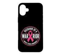 Custodia per iPhone 16 Plus Husband Of A Warrior Breast Cancer Awareness