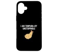 Custodia per iPhone 16 Plus I Am Tempura-ry Inarrestabile Tempura Umorismo Appassionati di cibo giapponese