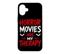 Custodia per iPhone 16 Plus I film horror sono la mia terapia Halloween spettrale