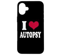 Custodia per iPhone 16 Plus I Heart Autopsy