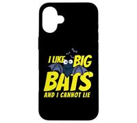 Custodia per iPhone 16 Plus I Like Big Bats and I Cannot Lie Funny Bat Lovers
