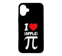 Custodia per iPhone 16 Plus I Love Apple Pie Circle Number Pi Matematica Insegnante