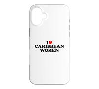 Custodia per iPhone 16 Plus I Love Caribbean Women