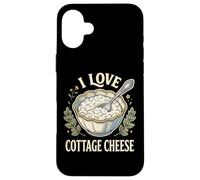 Custodia per iPhone 16 Plus I Love Cottage Cheese