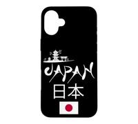 Custodia per iPhone 16 Plus I Love Japan Culture, Enjoy Cool Japan Red-crowned crane