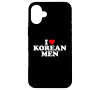 Custodia per iPhone 16 Plus I Love Korean Men