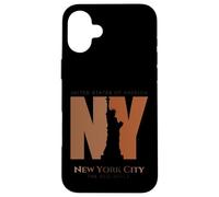 Custodia per iPhone 16 Plus I Love NYC, Cool New York City Illustration Graphic Designs