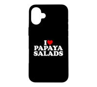 Custodia per iPhone 16 Plus I Love Papaya Salad