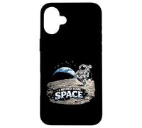 Custodia per iPhone 16 Plus I Need Some Space - Earthrise Lunar Orbit Kosmos Fun Art