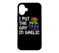 Custodia per iPhone 16 Plus I Put Il Gay In Gaelico Scozzese Kilt Celtic Scotsman Gaelico
