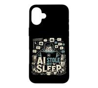 Custodia per iPhone 16 Plus IA Ha Rubato Il Mio Sonno Divertente Prompt Engineer