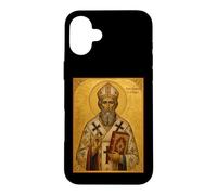 Custodia per iPhone 16 Plus Icona ortodossa di Sant'Agostino d'Ippona