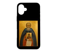 Custodia per iPhone 16 Plus Icona ortodossa Sant'Abramo di Galich